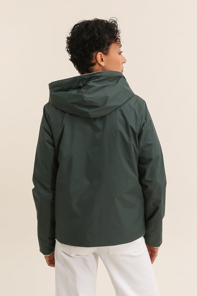 coupe vent impermeable femme #couleur_vert-foret