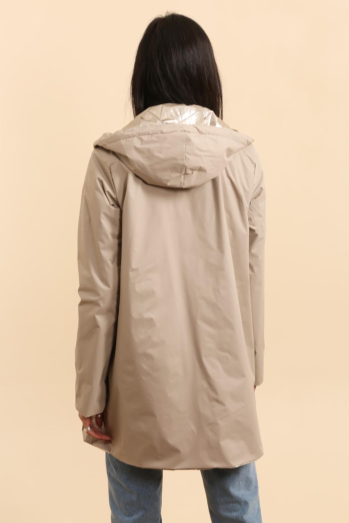 parka légère femme #couleur_beige