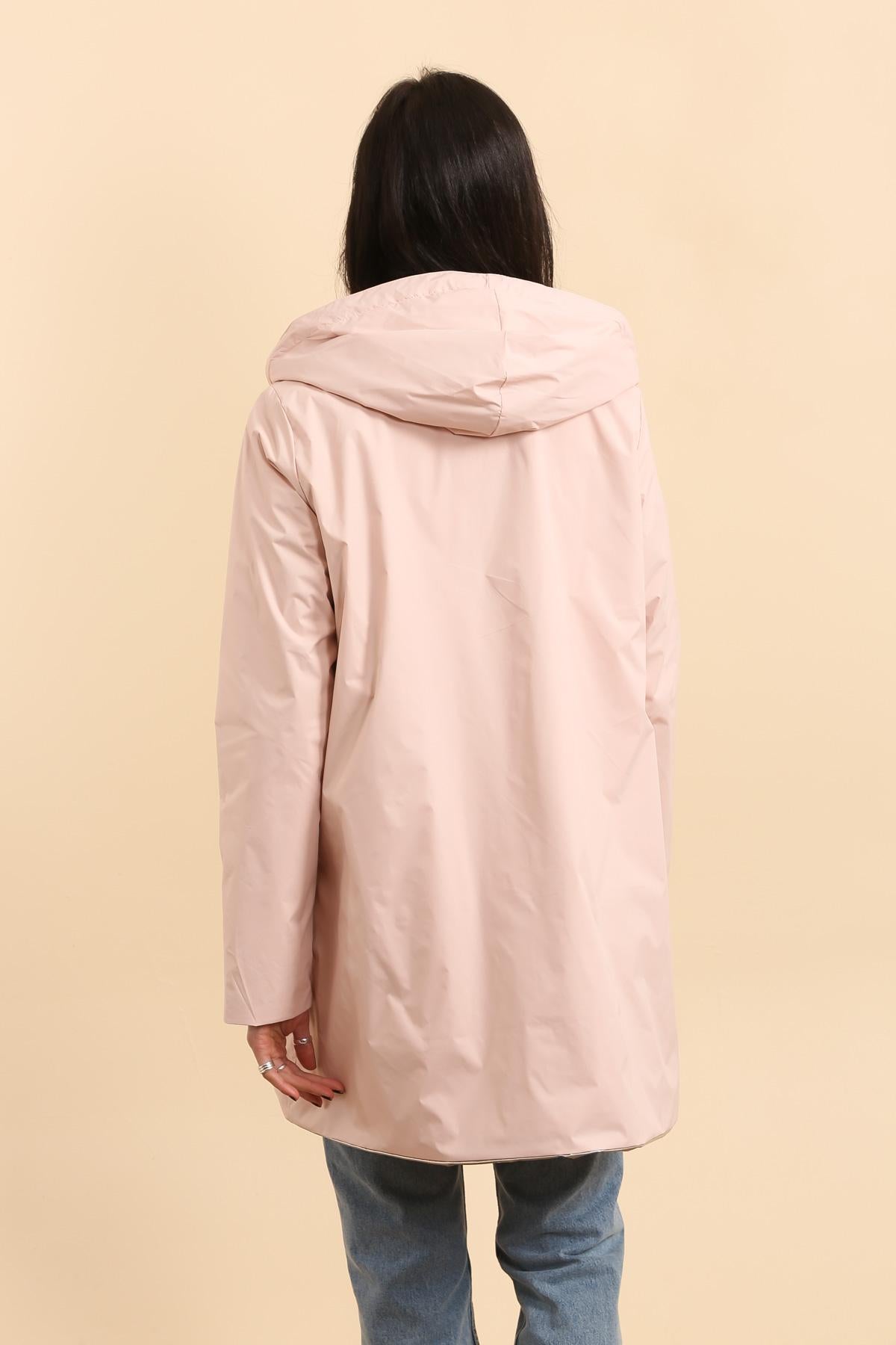 parka légère femme #couleur_rose-nude