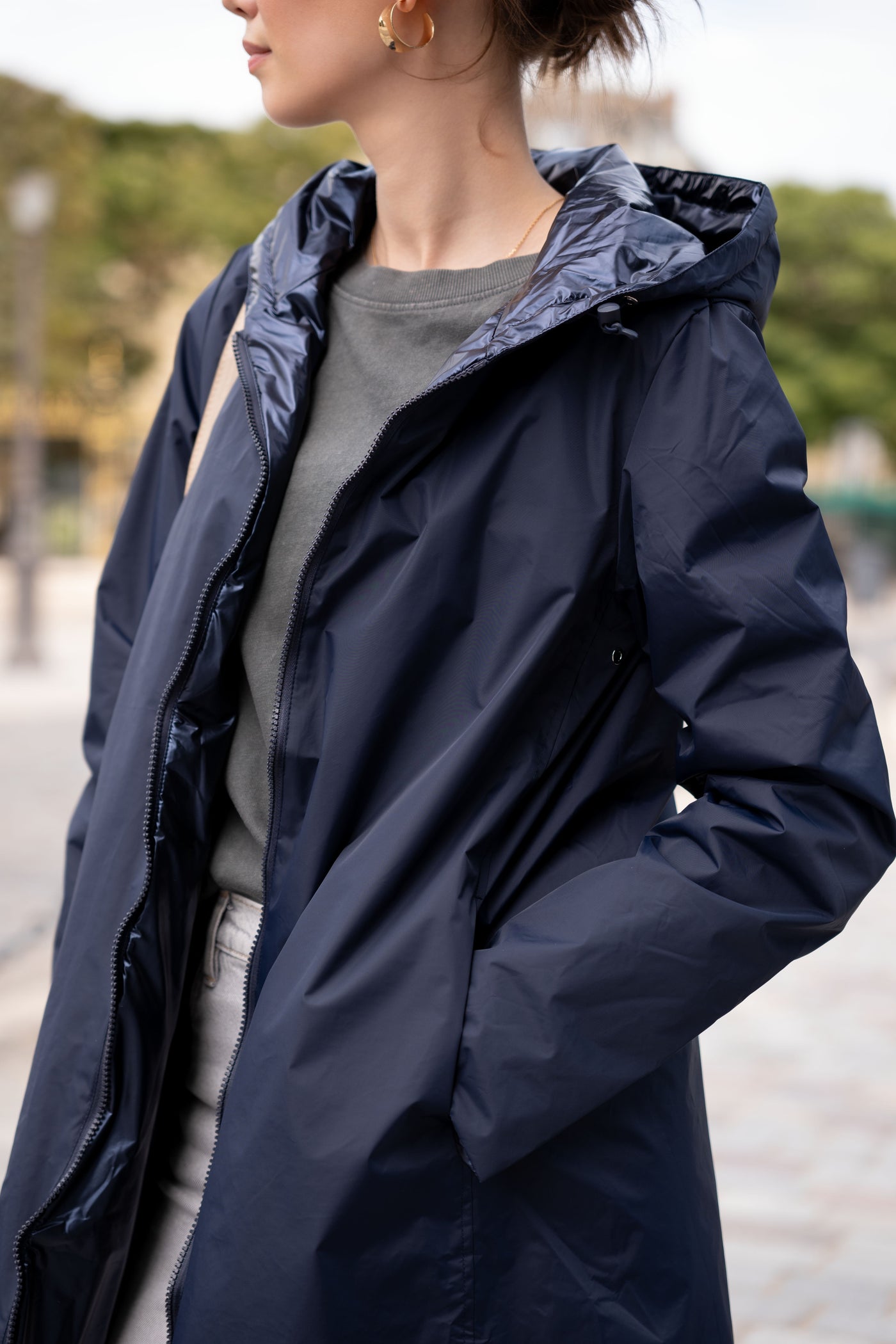 Parka légère femme sale