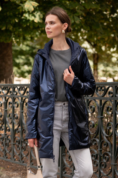 parka légère femme #couleur_marine