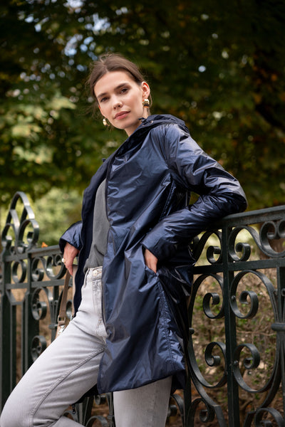 parka légère femme #couleur_marine