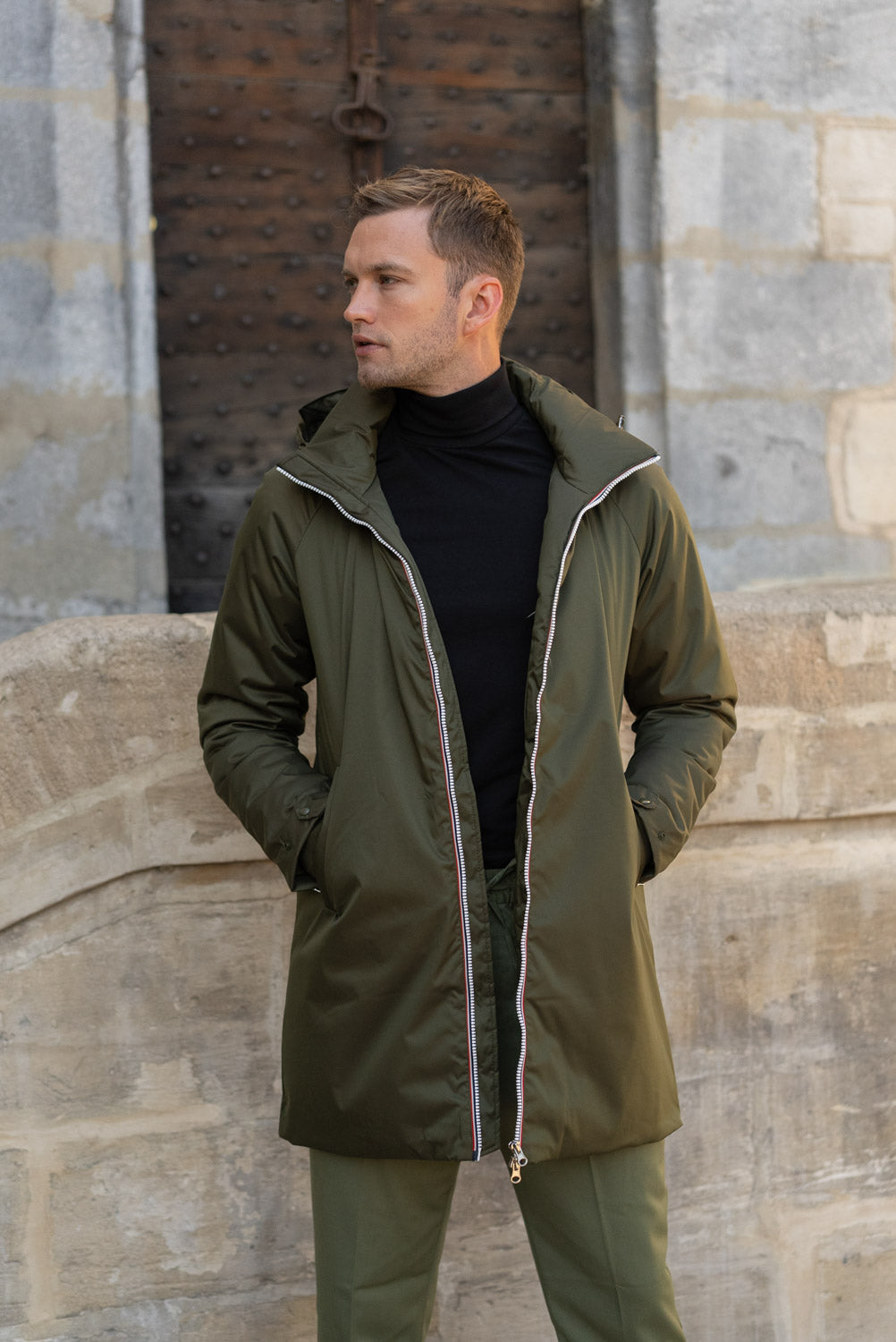 Doudoune parka homme sale